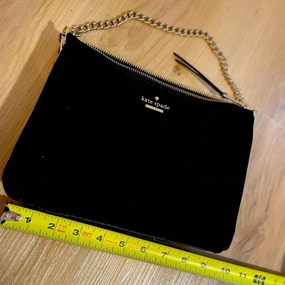 Kate Spade classic velvet clutch *NEVER USED!*